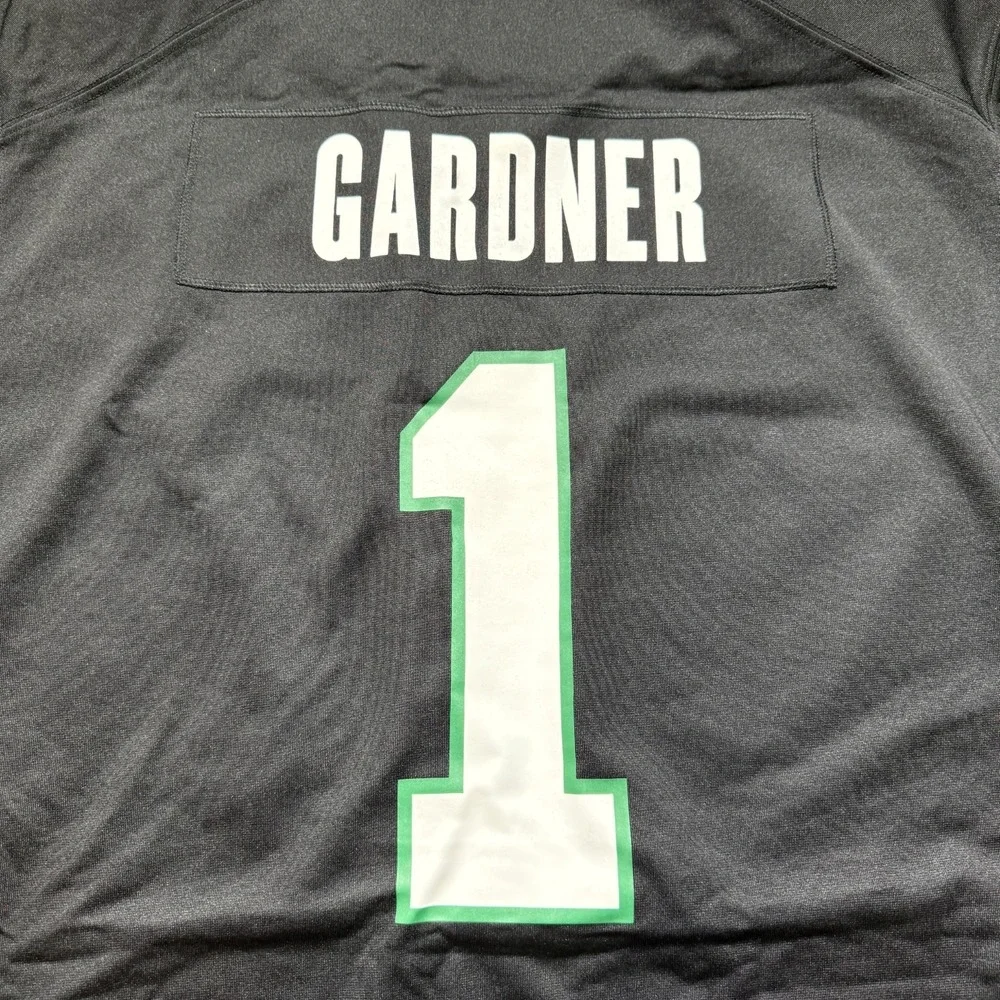Ahmad Sauce Gardner #1 New York Jets Nike On‎ Field Legacy Jersey Black Size 2XL